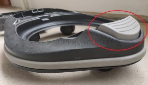 Zatrzask wózka  Rainbow E2 Black