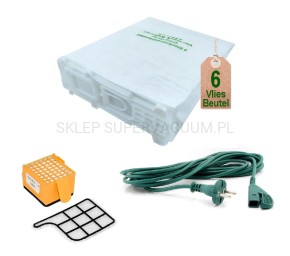 Worki Hepa filtr silnika kabel Vorwerk VK135-136
