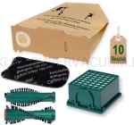 Worki & filtr Hepa & filtr węglowy & szczotki do Vorwerk VK130-VK131