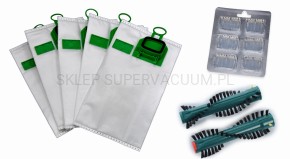 Worki Vorwerk Kobold VK140-150+szczotki EB360/370+Dovina zapach