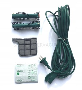 Filtr & kabel & szczotki & zapach Dovina Vorwerk VK135-VK136